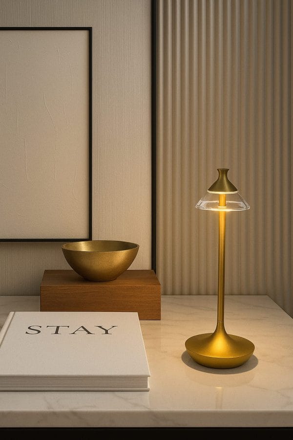 Metal Gövdeli Modern ve Şık LED Masa Lambası