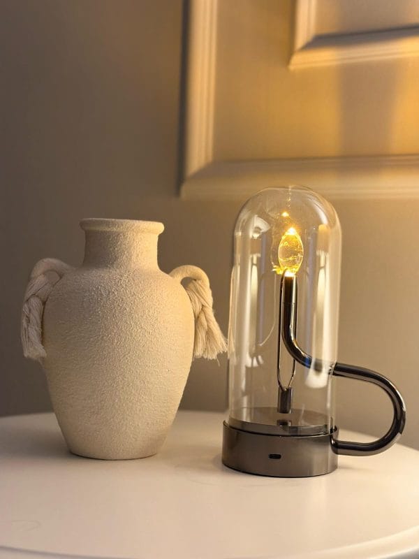 LED Table Lamp with Modern Art Touch